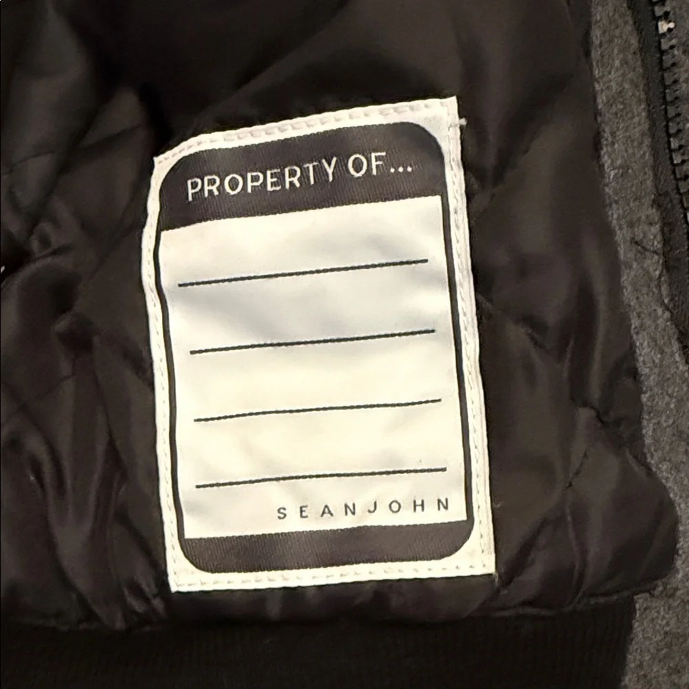 Sean John Charcoal and Black Kids Jacket
